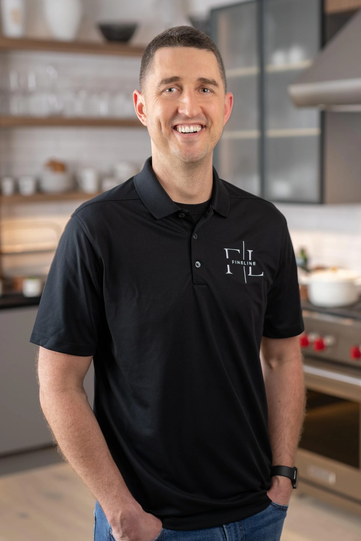 Corey Pickering, Operations Manager at Fine Line Architectural Millwork.